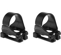 2 Pieces Scuba Diving Snorkeling Reusable Plastic Snorkel Clip Retainer Black Easy Operation
