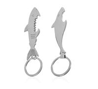 2 Pieces Shark Keychain, Bottle Opener Keychain, Bottle Opener Keychain, Fish Keychain, Animal Bottle Opener, Cool Keychain