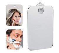 2 Pieces Shave Mirror Fogless Shower Mirror Anit-Fog Shower Mirror Shower Mirror Portable Wall Hanging Shower Mirror Bathroom Shaving Mirror With Suction Cup For The Shower Anti-Fog Mirror Wall Mirror