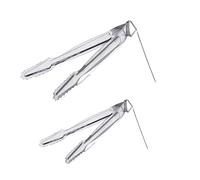 2 Pieces Shisha Coal Tongs Tobacco Tongs Metal Charcoal Tong Shisha Clip Accessorie for Home Kitchen