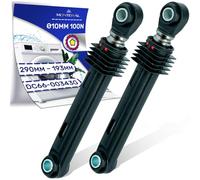 2 Pieces Shock Absorber for Washing Machine 100N Ø10mm Length 290 mm - 193 mm with the Original Code DC66-00343G for Samsung - MONTERAL