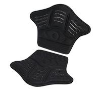 2 Pieces Shoe Heel Protectors Adhesive Strips for Men Women Black Thick | Sponge cushion pads self-adhesive cuttable anti-drop sweat absorbent for walking adjust size stick