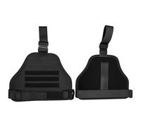 2 Pieces Shoulder Armor Pads With Adhesive Tape, Utoc Combat Vest Pads, Adjustable Straps, Comfortable Design, Nylon Material, Fits Most Tactical Vests, Black