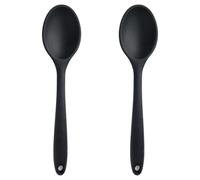 2 Pieces Silicone Cooking Spoons, High Temperature Resistant Silicone Spoons, Kitchen Utensils, Non-Slip Cooking Spoons, Mixing Spoons, Cooking Accessories