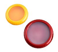 2 Pieces Silicone Fruit Storage Box,Reusable Food Savers,Refrigerator Vegetable Crisper Keeps,Fruit Saver Containers,Silicone Food Savers,for Fridge,Fruit,Vegetable Storage(Red,Yellow)