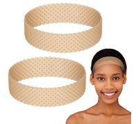 2 Pieces Silicone Grip Wig Band Adjustable Silicone Wig Headband Fix Non-slip Wig Bands Seamless Wig Band Wig Grip Band