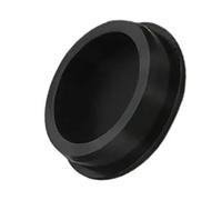 2 Pieces Silicone Rubber T Type Hole Plugs Seals, Round Hollow Stopper with High Temp and Dust Resistance(Black,27mm)