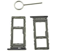 2 Pieces Single Black SIM Tray Replacement for Samsung Galaxy S20+ SM-G985 with SIM Eject Tool