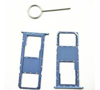 2 Pieces Single Blue SIM Tray Replacement for Samsung Galaxy A11 SM-A115F/DS with SIM Eject Tool