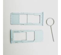 2 Pieces Single Blue SIM Tray Replacement for Samsung Galaxy M23 SM-M236B with SIM Eject Tool