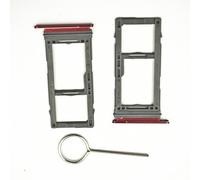 2 Pieces Single red SIM Tray Replacement for Samsung Galaxy S10e SM-G970F with SIM Eject Tool