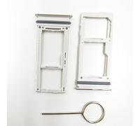 2 Pieces Single Silver SIM Tray Replacement for Samsung Galaxy A52s 5G SM-A528B with SIM Eject Tool