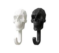 2 Pieces Skull Wall Hook Coat Hat Key Bag | 3D Printed Wall Hook Shower Garage Workshop Office Bedroom Home Apartment Residence University