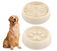 2 Pieces Slow Feeder Cat Bowl, Slow Down Eating Food for Prevent Bloat Anti Choking, Feeding Bowls for Puppy Healthy Digestion Weight Control for Dogs