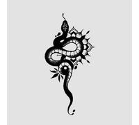2 Pieces Snake Herbal Waterproof Long-Lasting Tattoo Stickers Juice Tattoo Stickers Semi-Permanent
