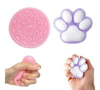 2 Pieces Soft Squeeze Toys, Anti-Stress Toy for Biscuits, Squishy Claws Stress Relief Toy, Suitable for Adults & Children Stress Relief