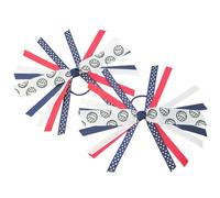 2 Pieces Softball Themed Hair Accessories For Girls Hair Scrunchies For Women Ponytail Holder For Sports And Casual Wear