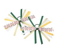 2 Pieces Softball Themed Hair Accessories For Girls Hair Scrunchies For Women Ponytail Holder For Sports And Casual Wear