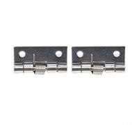 2 Pieces Stainless Steel Spring Door Hinges Self Closing for Cabinets, Jewelry Boxes, and Other Small Objects (1.5 Inch)