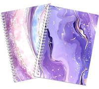 2 Pieces Sticker Scrapbook, BetterJonny Blank Sticker Scrapbook A5 Blank Sticker Album Reusable Sticker Book for Collecting Stickers for Children and Adults, 64 Sheets/128 Pages