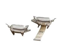 2 Pieces Stiff Keyring Tape Measure