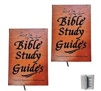 2 Pieces Study Journal, Book Summary Guide, Daily Devotional Notebook, Devotional Guide Print Summary Book, Spiritual Growth Study Supplies for Women Men, Based Religious Gift