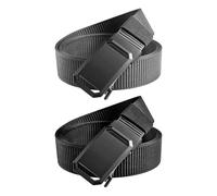 2 Pieces Stylish Belts, Durable Men'S Belts, Simple Casual Canvas Belts, Clothing Accessories.