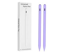 2 Pieces Stylus Pen for Samsung Galaxy Tab A9/A8/A7 Tablet Pens for iOS/Android/Windows Stylists Pen with Dual Touch Screen Stylus Pencil (Lavender)
