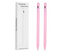 2 Pieces Stylus Pen for Samsung Galaxy Tab A9/A8/A7 Tablet Pens for iOS/Android/Windows Stylists Pen with Dual Touch Screen Stylus Pencil (Pink)