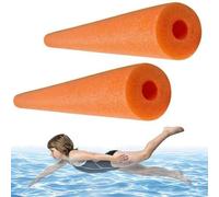 2 Pieces Swimming Pool Noodle With Hole, Colorful Floating Pool Noodle Foam, Soft Foam Floating Swimming Pools Noodles Training Device, For Aerobics Craft Projects Parties Water Sports