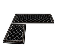 2 Pieces Thick Cushioned Kitchen Floor Mats Set Heavy Duty Comfort Standing Waterproof Runner