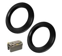2 Pieces Toilet Lip Seal 110mm for Thetford Cassette C200/C250/C260/C400/C2/C3/C4 Models, Silicone Seal, Caravans and Motorhomes, Motorhome Toilet Replacement Seals