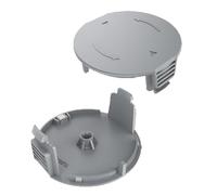 2 Pieces Trimmer Spool Cover Compatible with Bosch Universal GrassCut 18-26/18-230/18-260, 1600A01R5J Replacement Spool Cover Cap
