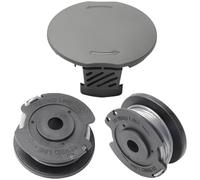 2 Pieces Trimmer Spool Line 1 Spool Cover Cap Compatible with Bosch Art 23/26 SL EasyGrassCut 18-26/18-230/18-260, F016F05320 Replacement Spool Cap Covers