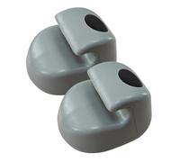 2 Pieces Truck Sun Shade Clip Gray Interior S161023-661 ABS Construction Works with Vehicle Types Simple Assembly Long Distanced Truck Accessory