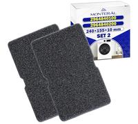 2 Pieces Tumble Dryer Filter 240 x 155 x 10 mm Original Code 2964840100
