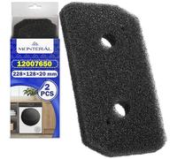 2 Pieces Tumble Dryer Filter Sponge 228 x 128 x 20 mm with the Original Code 12007650 for Bosch for Siemens - MONTERAL