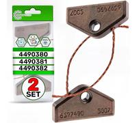 2 Pieces Tumble Dryer Motor Brushes 30x16x4 mm with the Original Code 4490380 4490381 4490382 for Miele - ONIX TECH