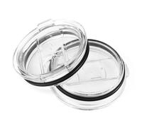 2 Pièces Tumbler Replacement Lids | Splash Proof Open Close Cover | Portable Spill Proof Lids Covers For 20 Oz And 30 Oz Tumbler And More Coffee Mugs, Easy Clean Accessory