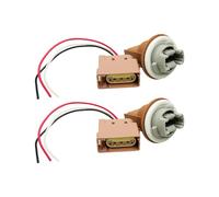 2 Pieces Turn Signal Socket and Pigtail Connector Compatible with Ford Lincoln Mercury 2003-2019 with Wiring Harness, Car Bulb Socket and Pigtail Connector Replace 2U5Z13411SA YF1Z13411CA Rear Brown