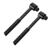 2 Pieces Turntable Stylus Brush, Anti-Static Stylus Cleaner Vinyl Record Cleaning Brush Needles Carbon Fiber Vinyl Record Cleaner for Vinyls Records Needles Cleaning Dirt and Dust, Black