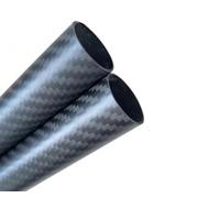 (2 pieces) Twill matte 3K carbon tubes, hollow smooth drone frame (xiyg01-14x12x500mm)