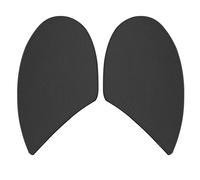 2 Pieces Unisex Rubber Sole Sticker Black Forefoot Nons Slippad for Shoes, Sticky Noise Reducing Sole Protector