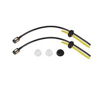 2 Pieces Universal Fuel Line Fuel Hose Trimmer Brush Cutter Lawn Mower Replacement with Filter Primer Lamp Assy for Strimmer Garden Machine Assembly