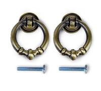 2 Pieces Vintage Cabinet Drawer Dresser Cupboard Pull Handle Knob, No.2
