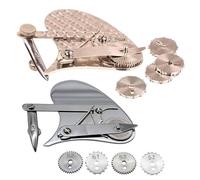 2 Pieces Vintage Precision Pen with 4 Interchangeable Wheels, Technical Drawing Tool for Architecture