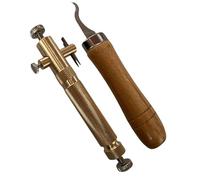 2 Pieces Violin Purfling Tool Inlaid Inlay Violin Making Tools for Violinist Golden