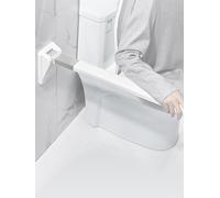 2 Pieces Wall Mounted Grab Bars, Foldable Pull-Down Toilet Grab Bar Bracket, Flip-Up Bathroom Grab Bars, Toilet Grab Bars for Bathroom and Toilet(Style 2)