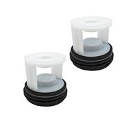 2 Pieces Washing Machine Drain Pump Filter Plug Cap, Compatible For BOSCH, Washer 601996-101409
