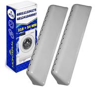 2 Pieces Washing Machine Drum Paddle 218 x 54 mm with the Original Code 480111104174 481241848978 for Bauknecht for Ignis for Philips for Whirlpool - Warranty 10 Years - MONTERAL